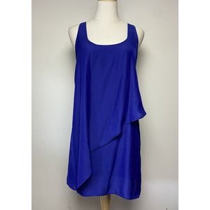 SILENCE + NOISE Women's Party Evening Summer Sleeveless Blue Dress Size Small